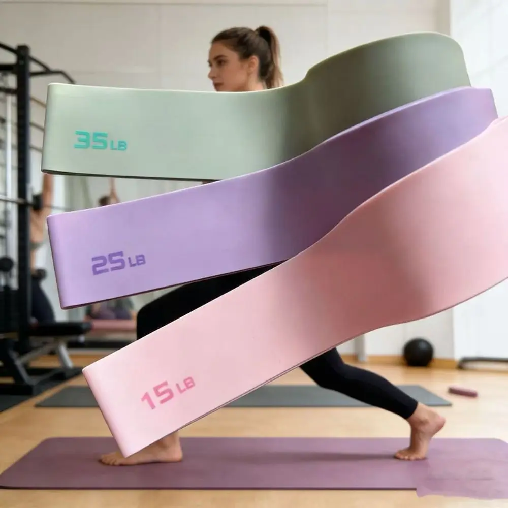 Bandas elásticas de resistencia silicona para estiramiento Pilates - imagen 5
