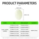 ShareShark Cuentas Luminosas Ovaladas para Pesca con Anzuelos Triples - imagen 2