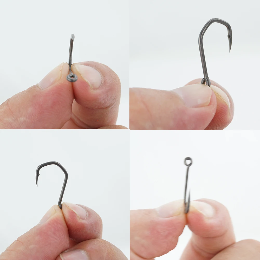 Anzuelos de pesca Hirisi de acero inoxidable con PTFE y ojo - imagen 4