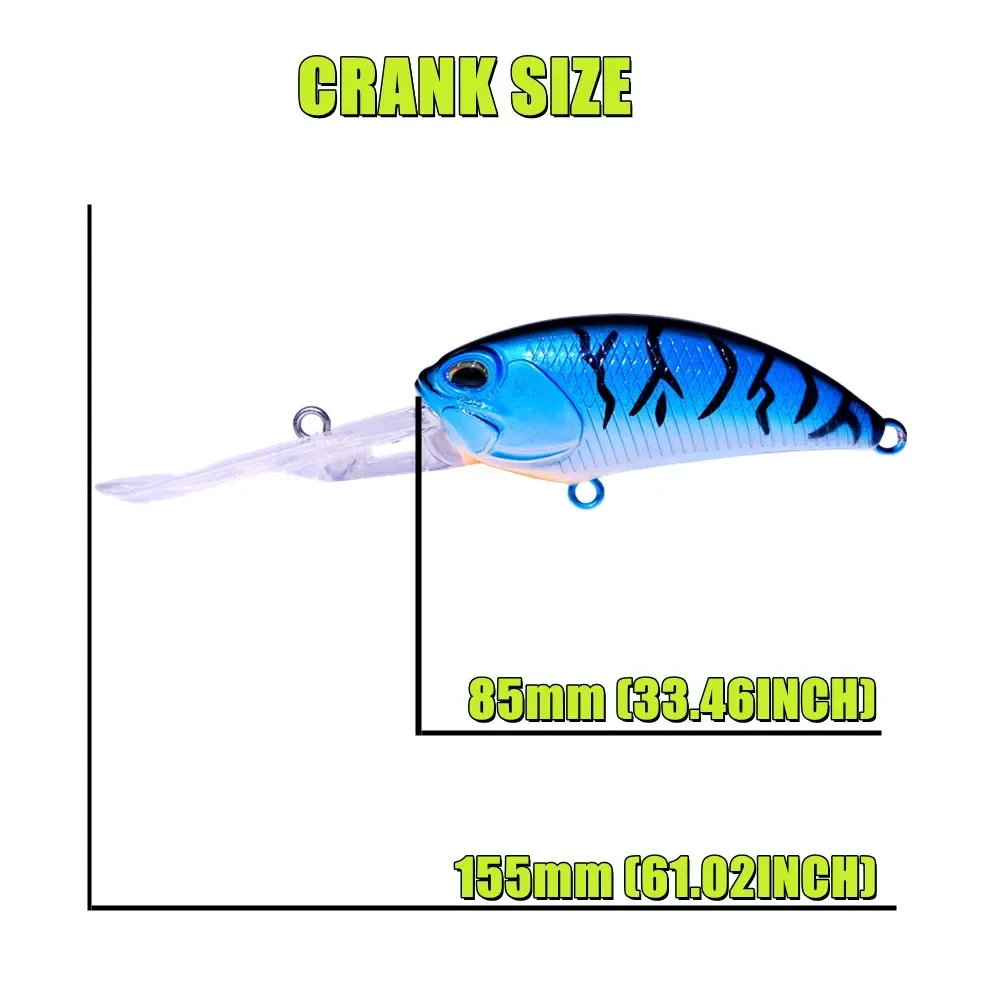 Crankbait Minnow – Señuelo de Arrastre para Lubina y Lucio