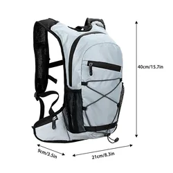 Mochila de hidratación ligera con alta visibilidad reflectante