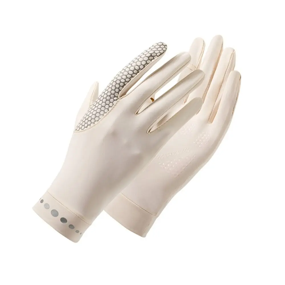 Guantes de pesca elásticos antideslizantes con pantalla táctil UV