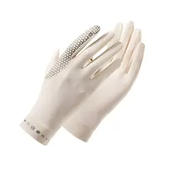 Guantes de pesca elásticos antideslizantes con pantalla táctil UV