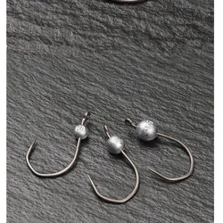 Anzuelos micro jig head Noodle Worm – para drop shot y wacky rig