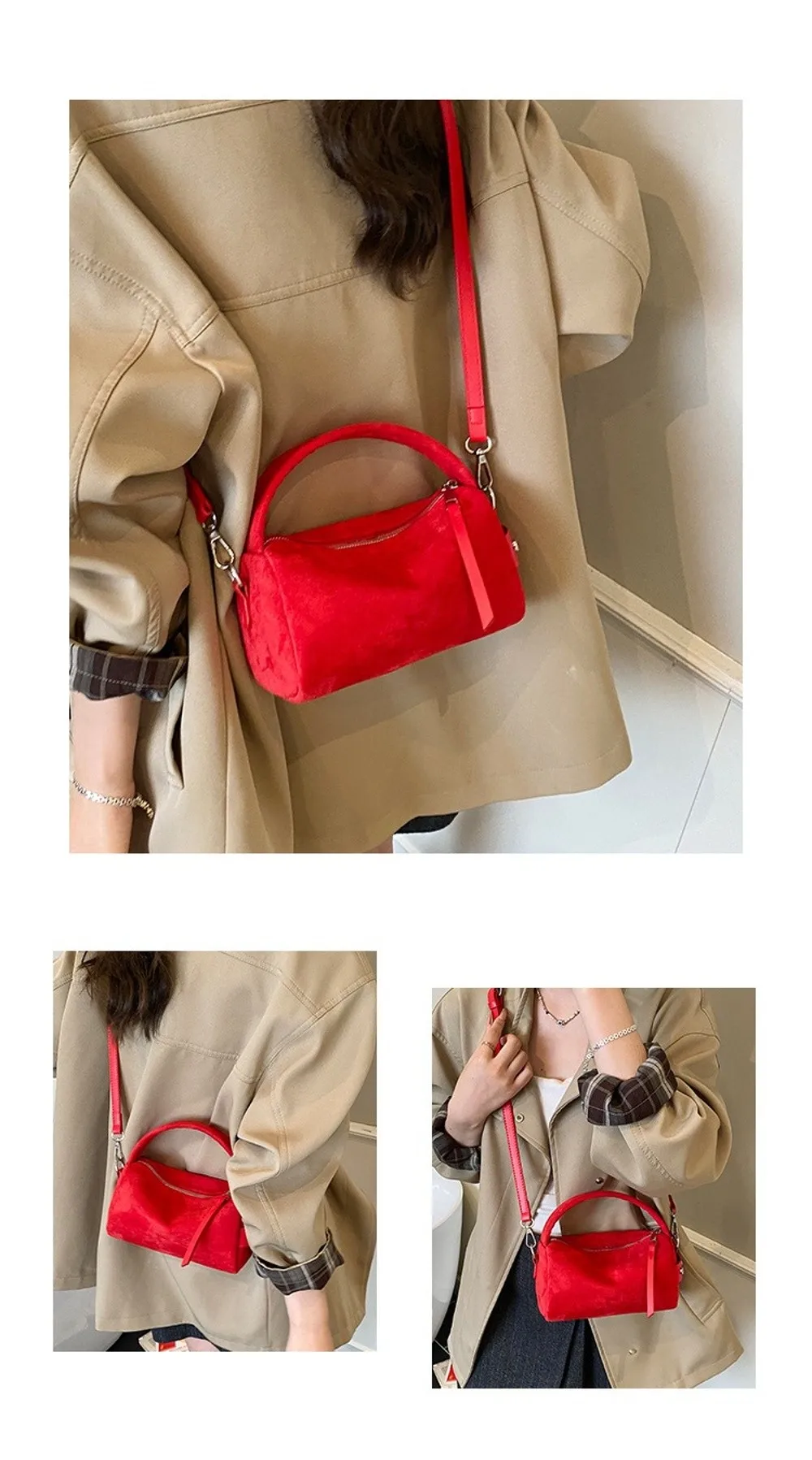 Opciones de color del bolso de hombro mini