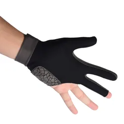 Guantes de billar antideslizantes transpirable y ligeros, flexibles