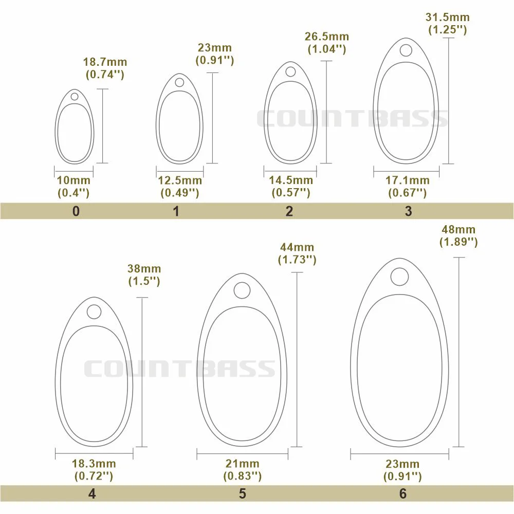 Spinner Countbass giratorio – Senuelo con paletas para lubina