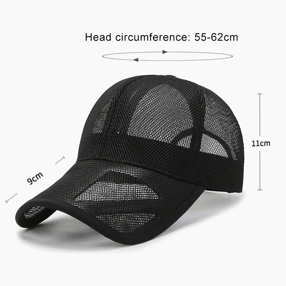 Gorra de pesca mesh transpirable con protección solar - imagen 3