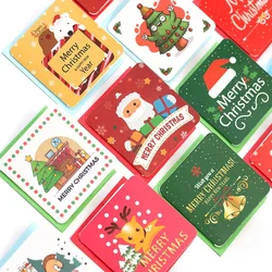 Tarjetas de felicitación navideñas con sobres y postales para niños