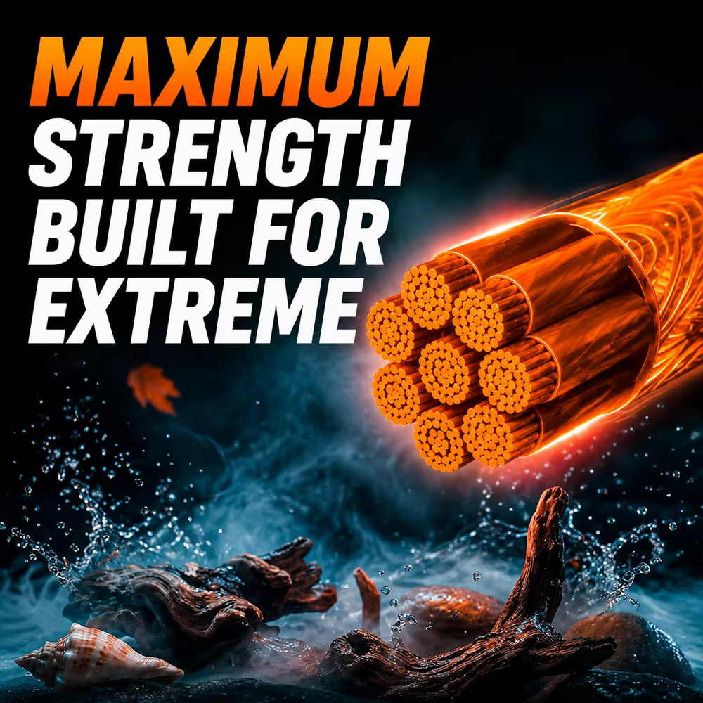 Thornsline 8X UV Glow – Línea trenzada PE antidesgaste