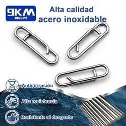 Clips Giratorios Acero Inoxidable para Señuelos – Agua Salada