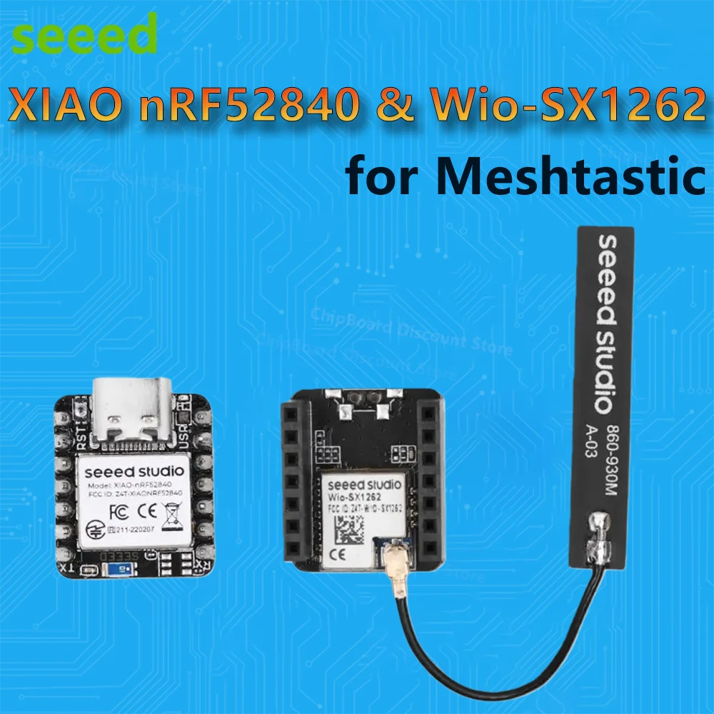 Kit Meshtastic LoRa nRF52840 y Wio-SX1262 con antena integrada - imagen 5