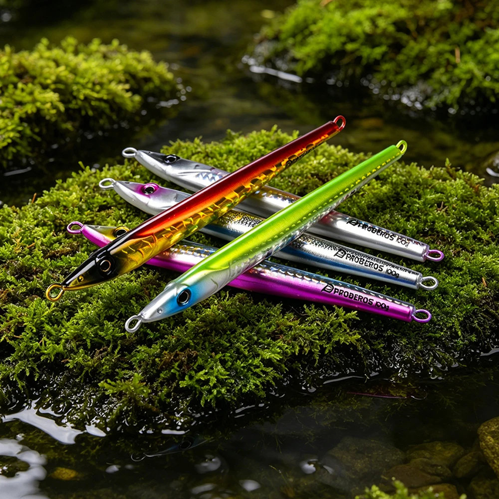 Jig metálico para lances largos