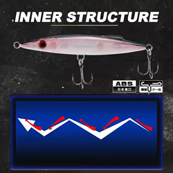 ChiLume D1 - Señuelo lápiz para lucio, WTD Wobbler Stickbait