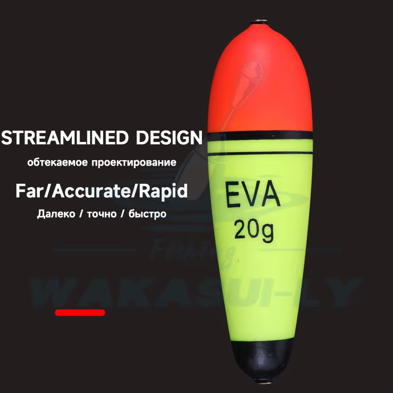Flotador deslizante lubina EVA gran barriga – largo alcance fluorescente - imagen 3