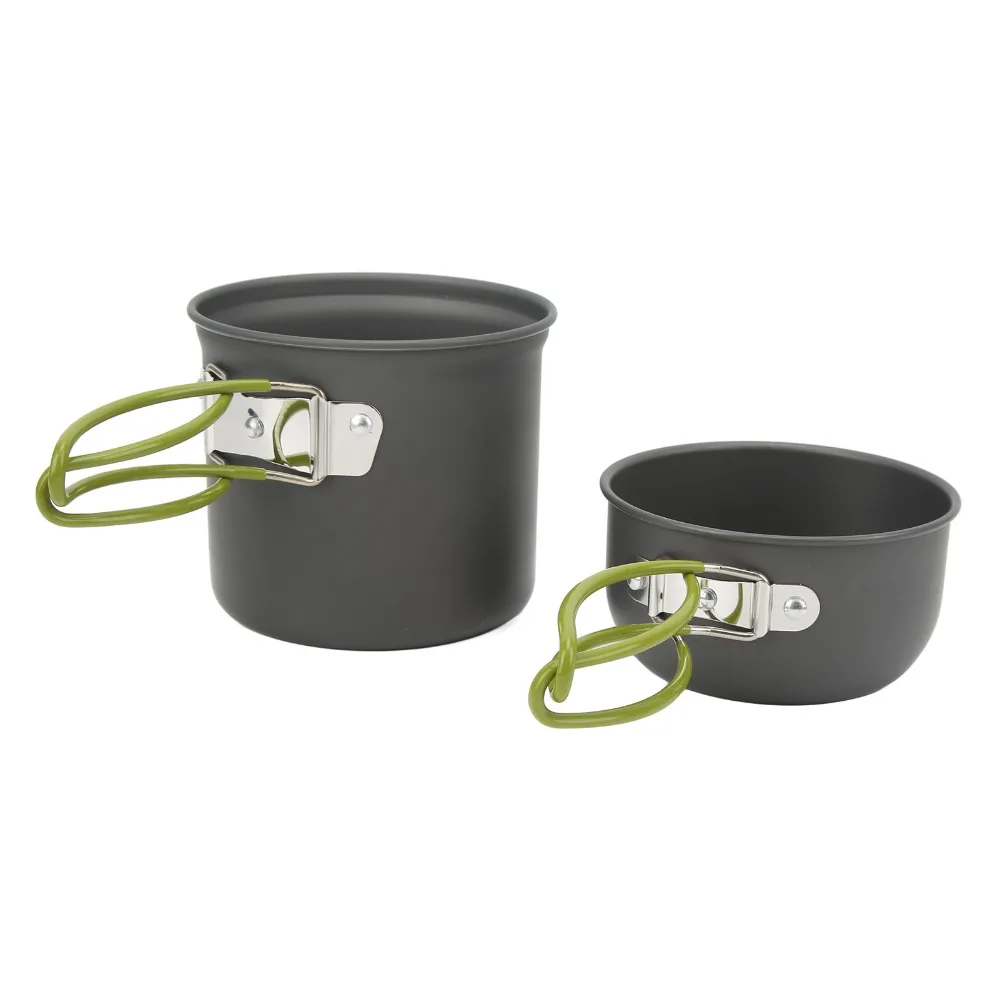 Juego de cocina de aluminio para acampar con mango ligero de utensilios - imagen 2