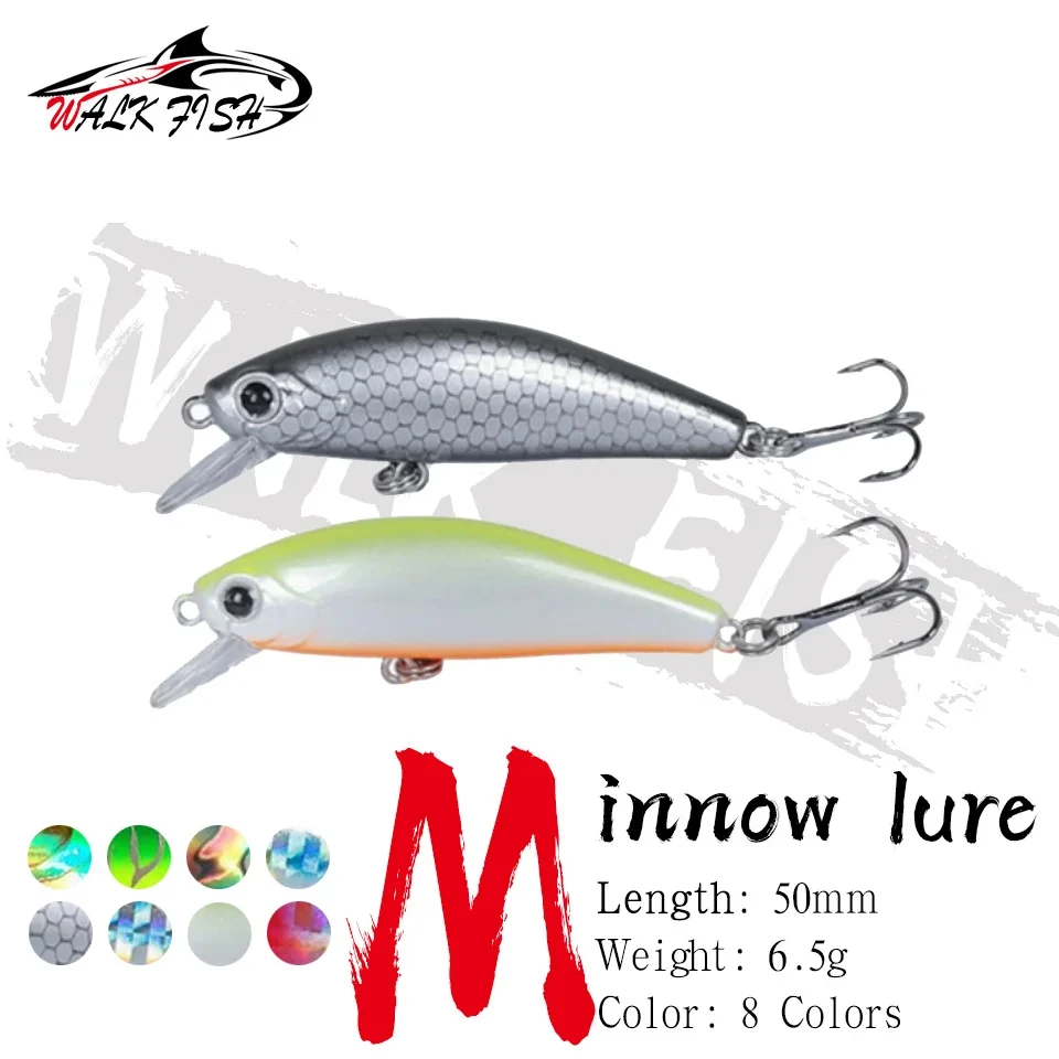 Walk Fish Minnow Hundido - Señuelo para Lucio y Carpa, Ojos 3D