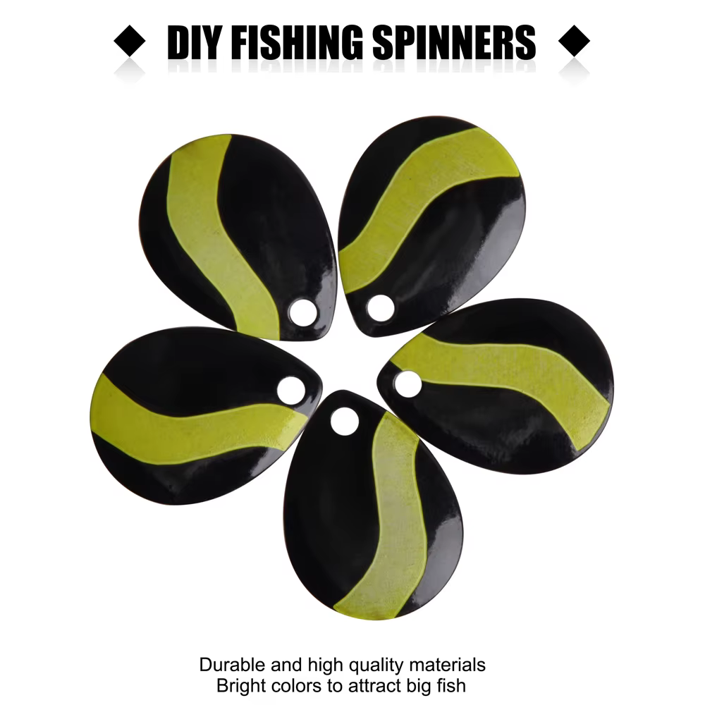 Spinner blades de níquel para personalizar señuelos de pesca - imagen 2