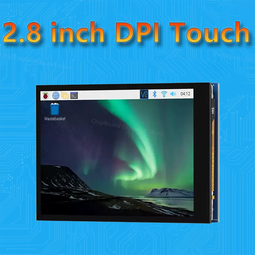 Pantalla táctil TFT LCD capacitiva para Raspberry Pi, módulo LCD