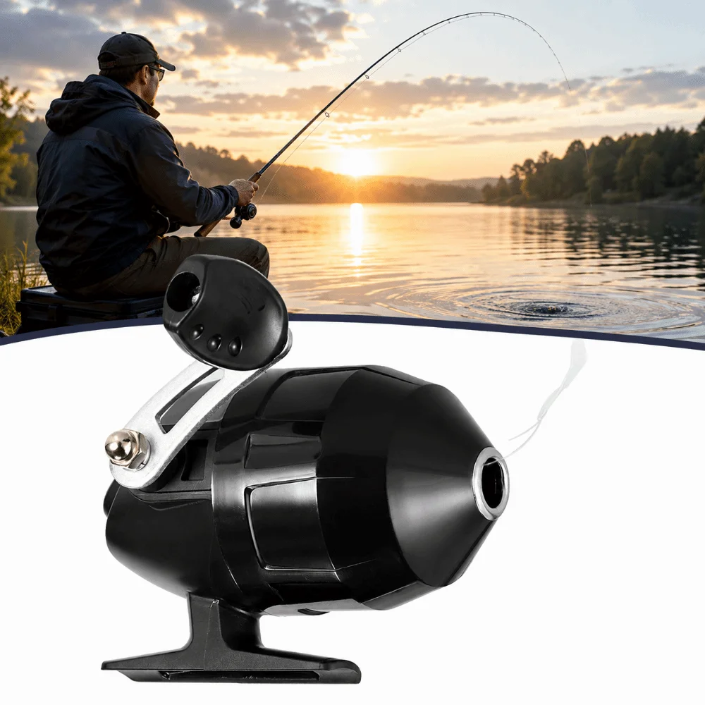 Carrete Spincast cerrado ABS con giro suave para principiantes - imagen 3