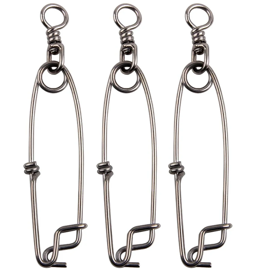 Giratorio Inox para Palangre – Clips presión acero - imagen 2