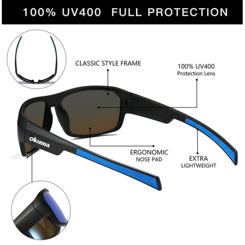 Gafas Okuma polarizadas para pesca con protección UV - imagen 5