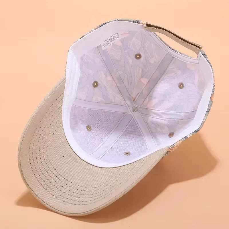 Gorras bohemias ajustables Velcro mujer – Estampado colorido - imagen 5