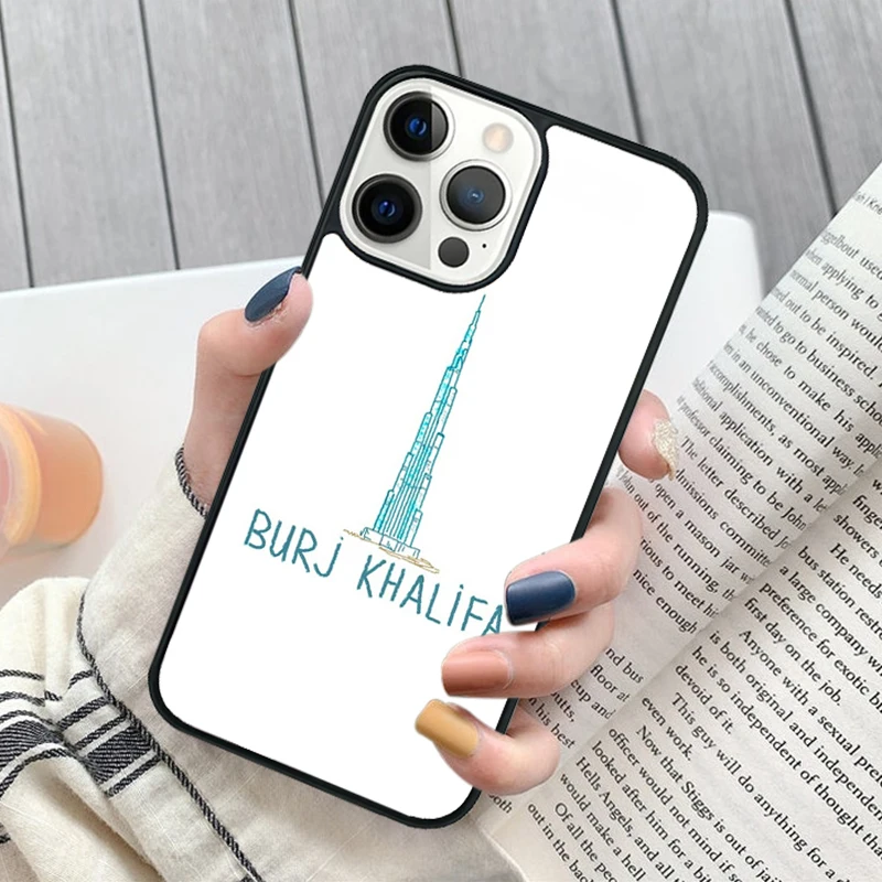 Funda con diseño Burj Khalifa vista frontal