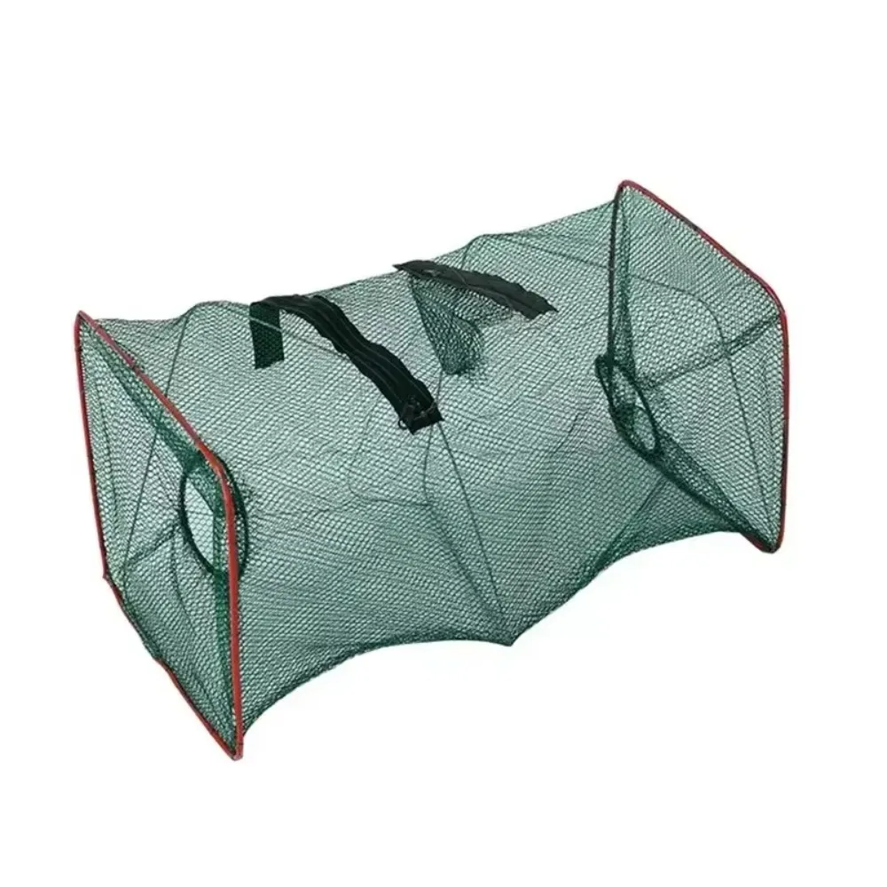 Trampa para peces rectangular portátil de malla de nailon plegable - imagen 4