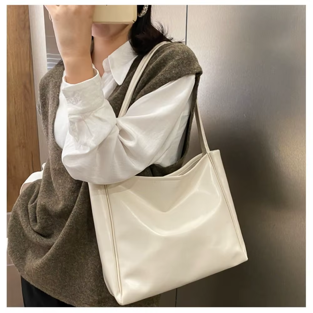 Bolso Tote de PU para Mujer – Bandolera de Gran Capacidad - imagen 2