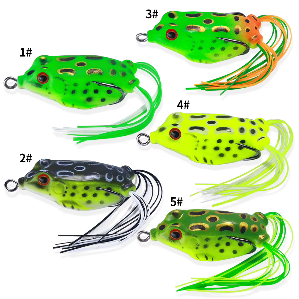 Thunder Frog, señuelo de rana blanda para pesca de superficie - imagen 4