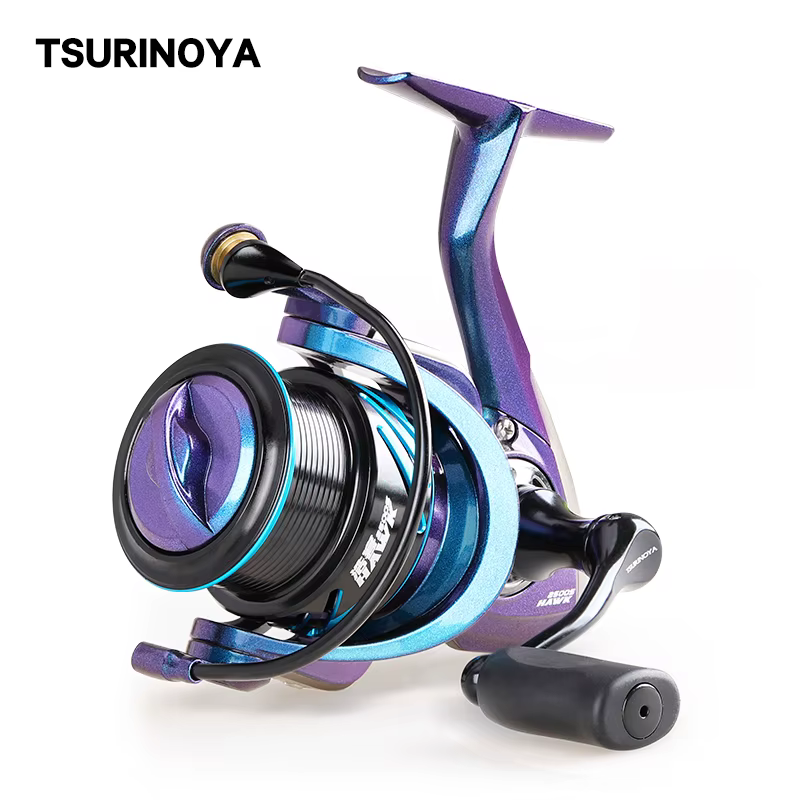 Carrete Spinning TSURINOYA Hawk 5,2:1 – 7kg, shallow