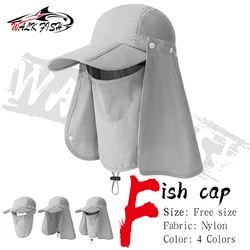 WALK FISH Sombrero de Pesca UPF50+ – Plegable Transpirable Cómodo