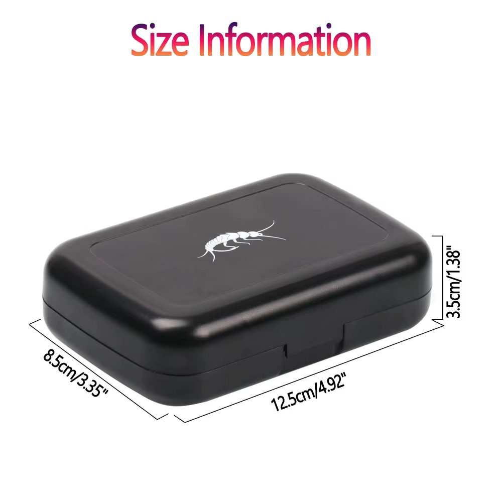 Caja de moscas Bimoo multi compartimento – Para moscas húmedas y secas