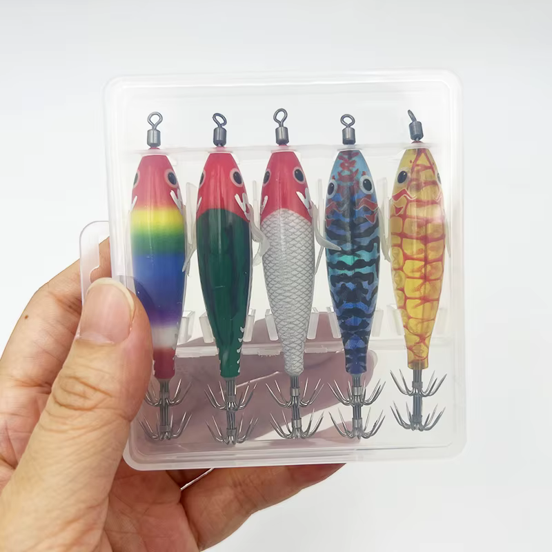 ShareShark Señuelos Fosforescentes para Calamares y Pulpos – Pesca Marina - imagen 3