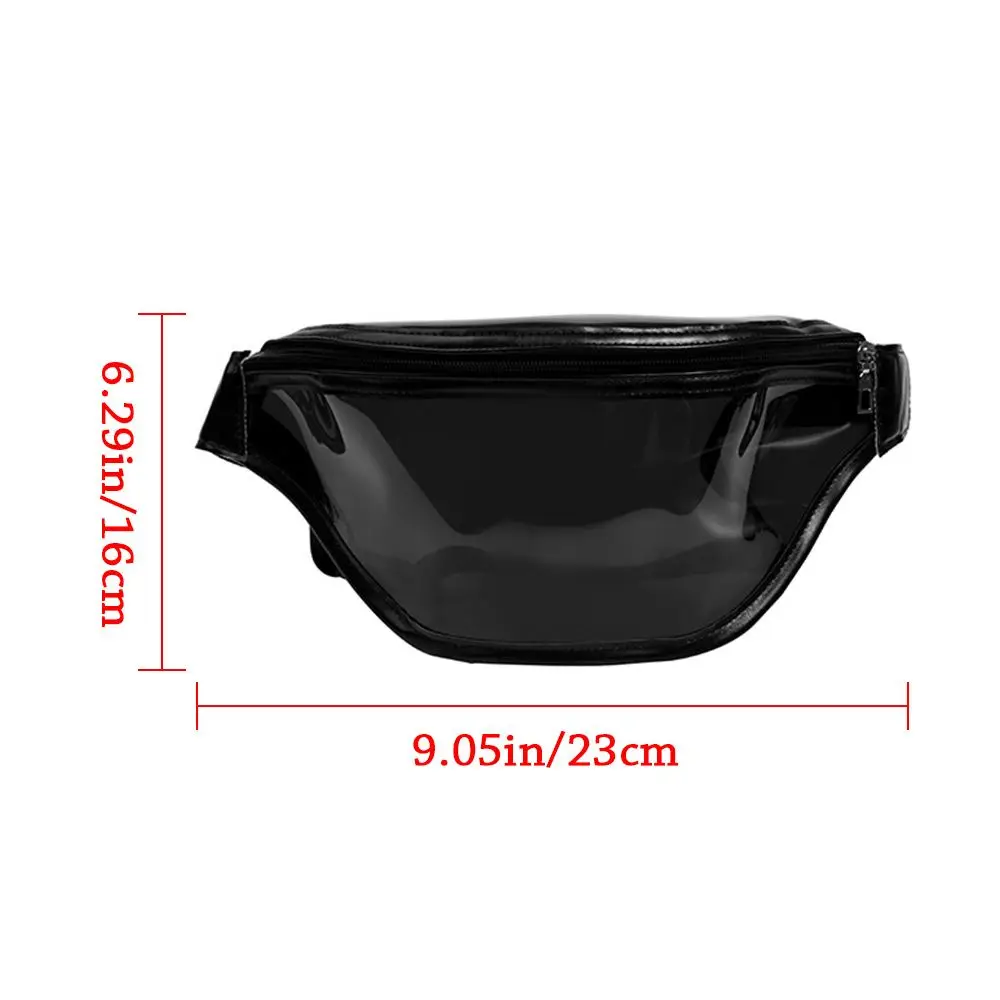 Riñonera bandolera efecto láser transparente colorido unisex - imagen 4
