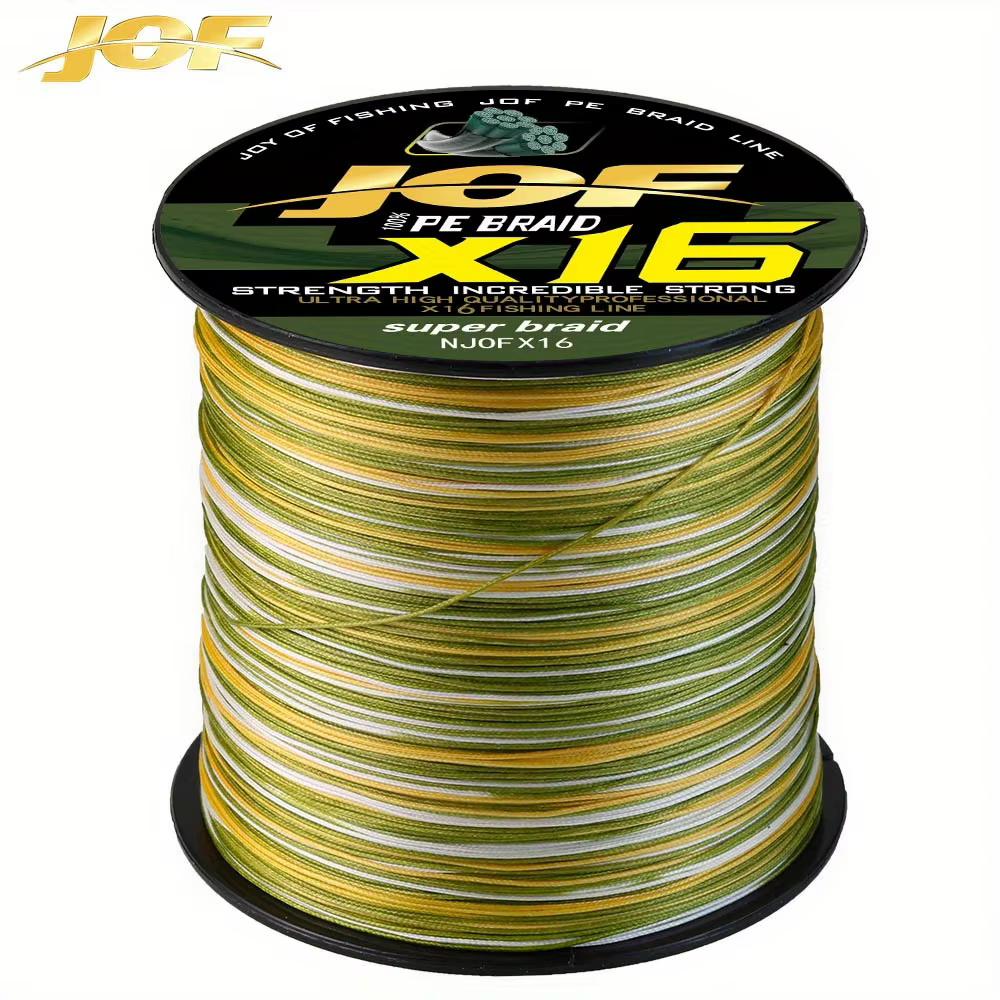 Línea de pesca trenzada PE JOF X16 – multifilamento para agua salada y dulce - imagen 5
