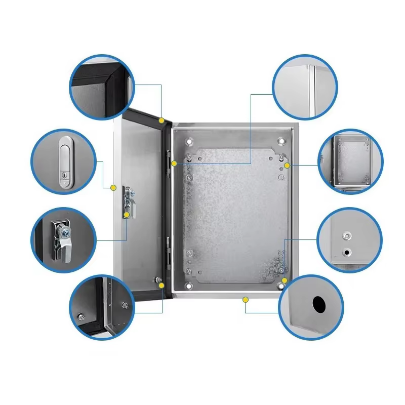 Gabinete metálico impermeable personalizado para montaje en pared - imagen 4