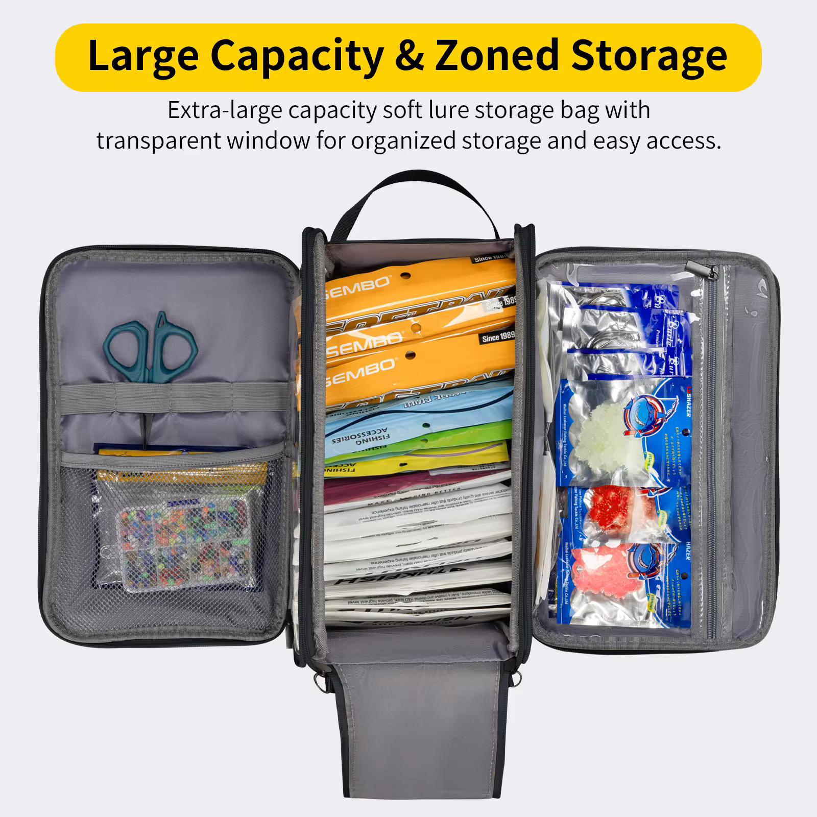 Bolsa de pesca impermeable para señuelos, de camuflaje y gran capacidad - imagen 3