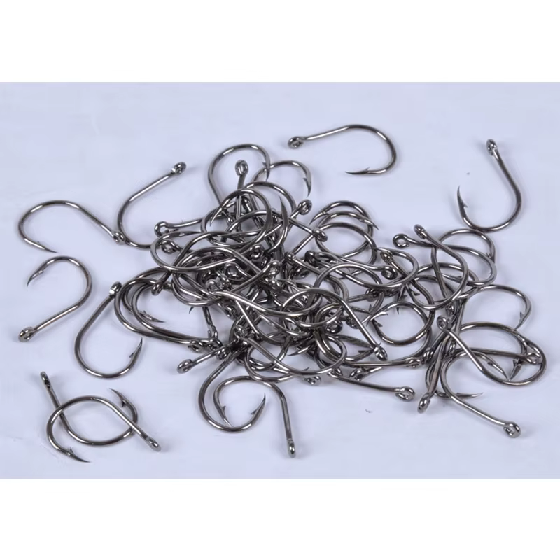 Anzuelos de pesca en acero al carbono – 10 tallas disponibles - imagen 4