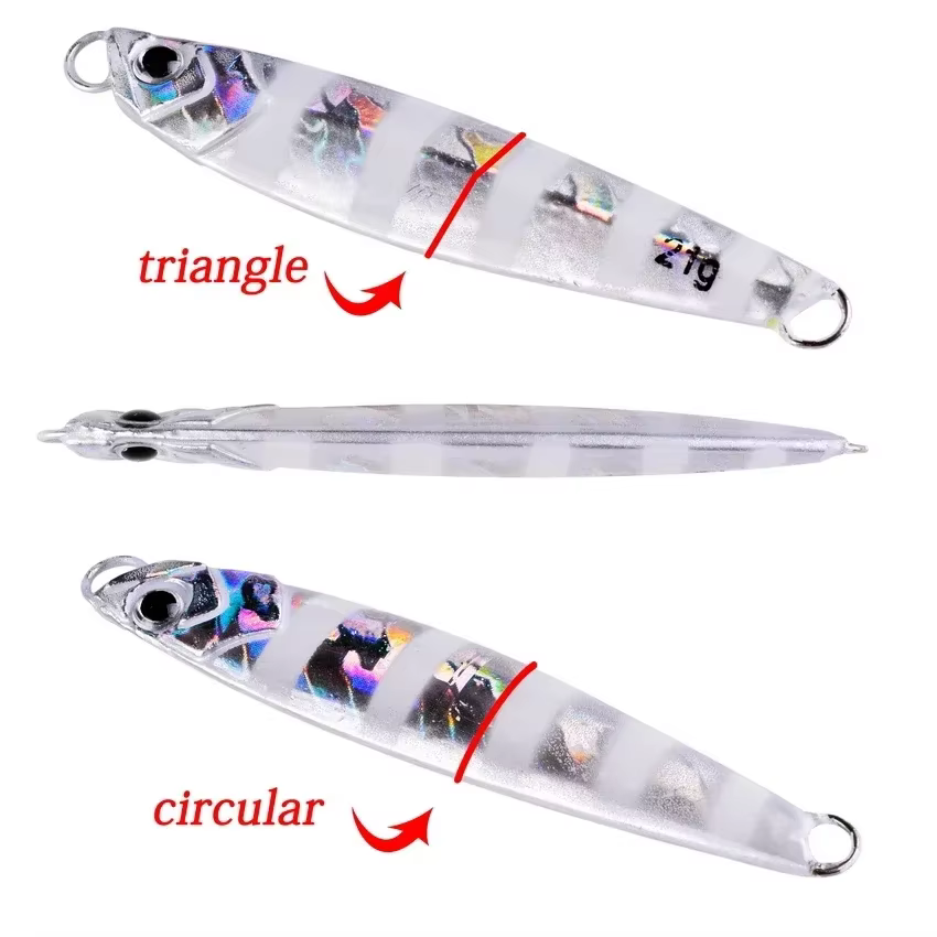 Conjunto cucharas metálicas Jigging – Señuelos para lubina premium - imagen 2