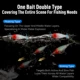 Twin Propeller stick bait – flotante o hundiente para agua dulce - imagen 2