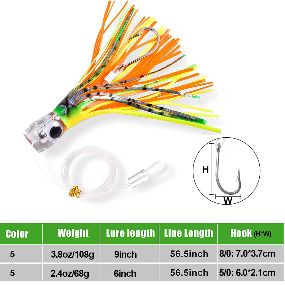 Señuelo Skirt Tiburón Big Game para Mar Profundo - imagen 5