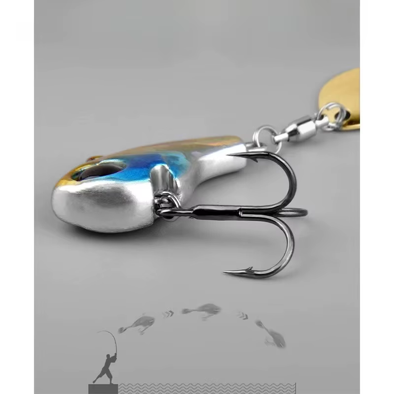 VIB Jig Spoon Spinner – Cucharilla giratoria para agua dulce - imagen 4