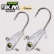 Anzuelo Jig Head Jig Piggyback para lubina y trucha en agua salada - imagen 4