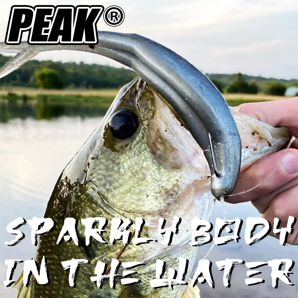 PEAK Wobbler flotante profesional para carpa – Señuelo vinilo 125mm - imagen 3