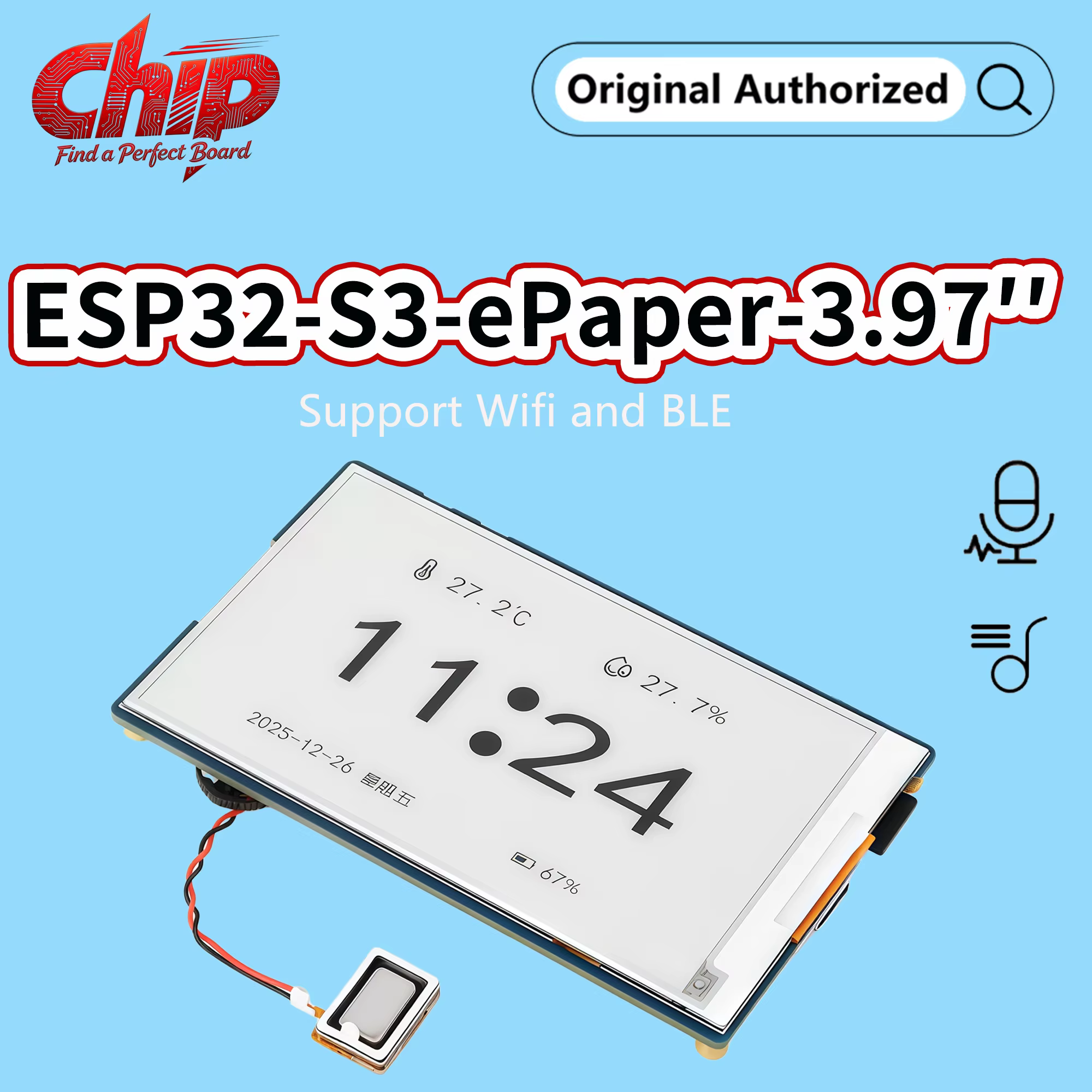 Waveshare ESP32-S3 con Pantalla e-Paper 3.97″ y Wi-Fi BLE - imagen 5