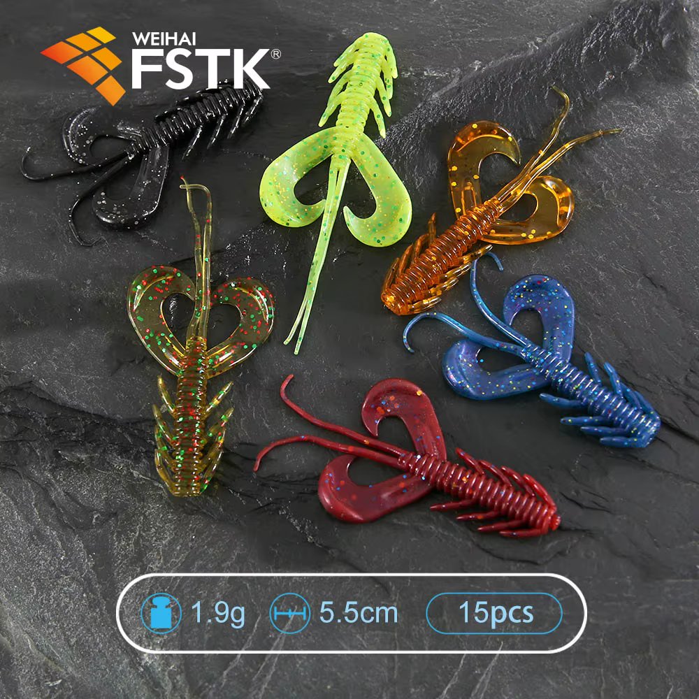 Wobbler FSTK Shad – Señuelo blando para lubina, 5,5 cm - imagen 4