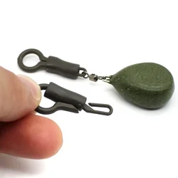 Clips de plomo traseros para carpa con manga de silicona
