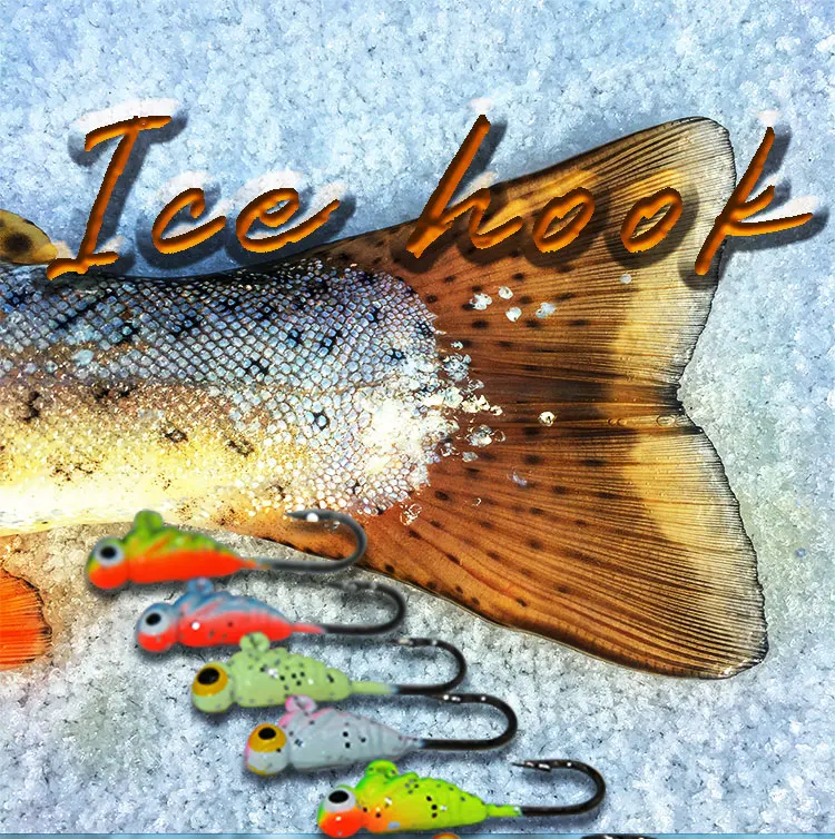 Set de micro jig heads TAKEDO 2G 28mm para pesca en hielo